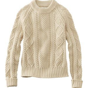 L.L. Bean Signature Women's Signature Cotton Fisherman Sweater